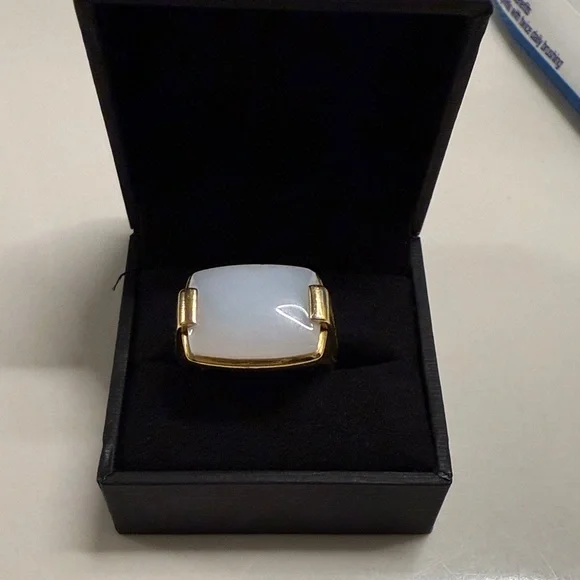 Bulgari Gold and White Ring